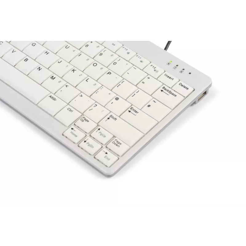 BakkerElkhuizen UltraBoard 950 V2 UK Qwerty, przewodowa, USB, przełącznik nożycowy, QWERTY, ciemnoszary, jasnoszary