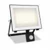 Lampa zewnętrzna naścienna Philips Lois 50W LED, czarna metalowa obudowa, niezmywalna żarówka, 220–240V