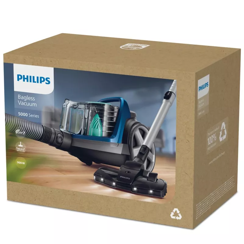 Philips 5000 series FC9557/09 odkurzacz 1,5 l Odkurzacz cylindryczny Na sucho 900 W Bezworkowy