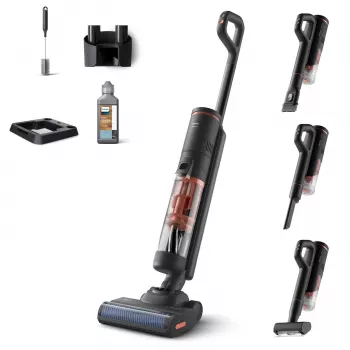 Philips serii 6000 XW6264/11 odkurzacz pionowy/szczotka elektryczna Bateria Na mokro i sucho Cykloniczny Bezworkowy Szary