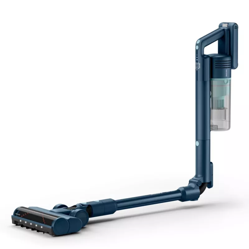 Odkurzacz pionowy Philips XC5242/10 — zasilany bateriami, bezworkowy, pojemnik na kurz 0,27 l, Li-Ion 25,2 V, do podłóg twardych i miękkich (Sage)