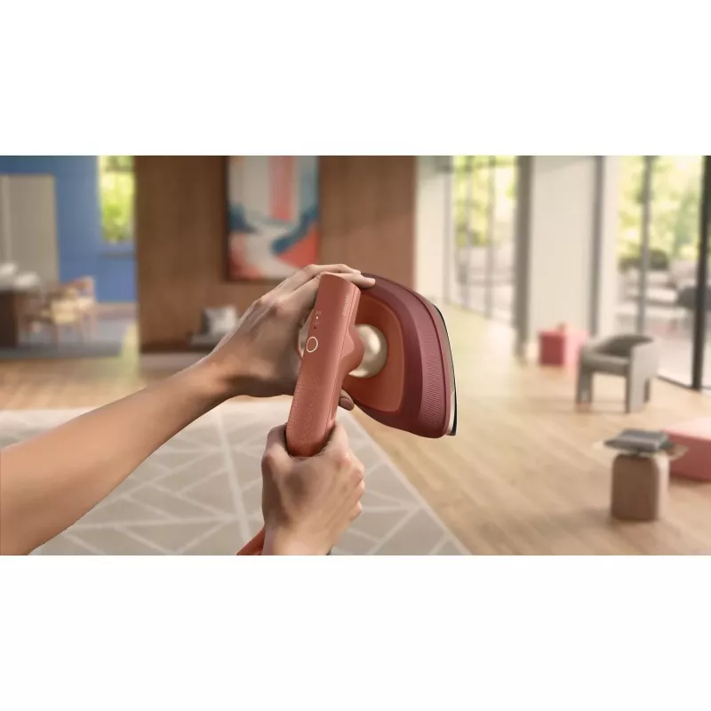 Żelazko parowe Philips GC213/50 z stopą SteamGlide Plus, 1800 W, przewód 2,5 m, w zestawie StyleMat
