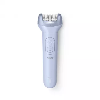 Epilator Philips 8000 series BRE711/00 — 32 pęsety, 2 prędkości, mokro i sucho, wbudowana bateria litowo-jonowa, niebieski