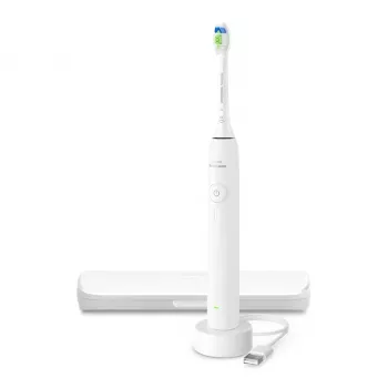 Elektryczna szczoteczka soniczna Philips serii 3100 HX4033/21 — akumulatorowa, bateria Li‑Ion, tryb Codzienna Pielęgnacja, 1 rączka i 1 główka szczoteczki