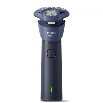 Golarka rotacyjna Philips 2000 series S2885/00 — 3-głowicowa, akumulator NiMH, mokro i sucho, niebieska