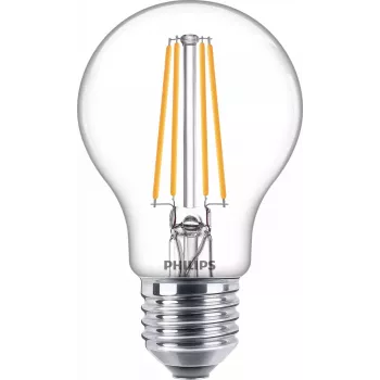 Philips żarówka filamentowa przezroczysta 60 W A60 E27 x6, 7 W, 60 W, E27, 806 lm, 15000 h