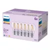 Philips żarówka filamentowa przezroczysta 60 W A60 E27 x6, 7 W, 60 W, E27, 806 lm, 15000 h
