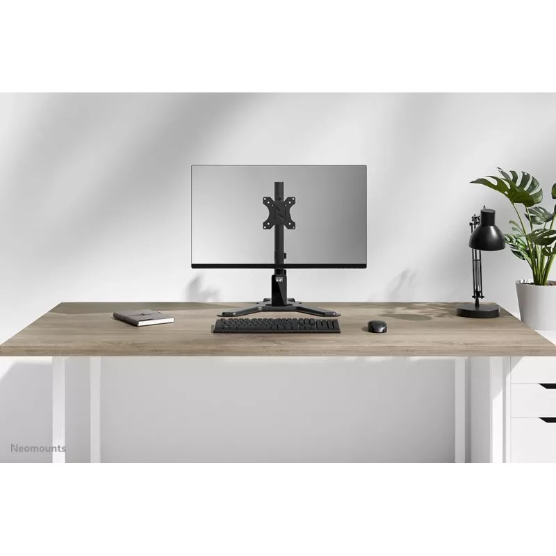 Neomounts DS45-600BL1 stojak pod jeden monitor do ekranów 10–32 cale, VESA 75x75–100x100, maks. 9 kg, wolnostojący, czarny