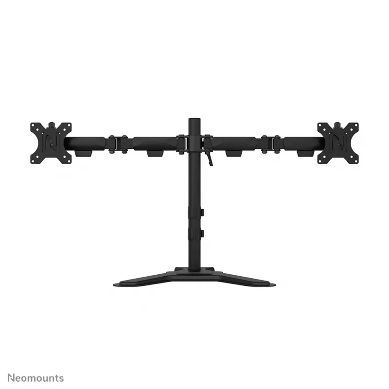 Stojak podwójny pod monitor Neomounts DS45-600BL2 do ekranów 10–32 cale, obsługa 2 wyświetlaczy, maks. 6 kg, VESA 75x75–100x100, wolnostojący, czarny