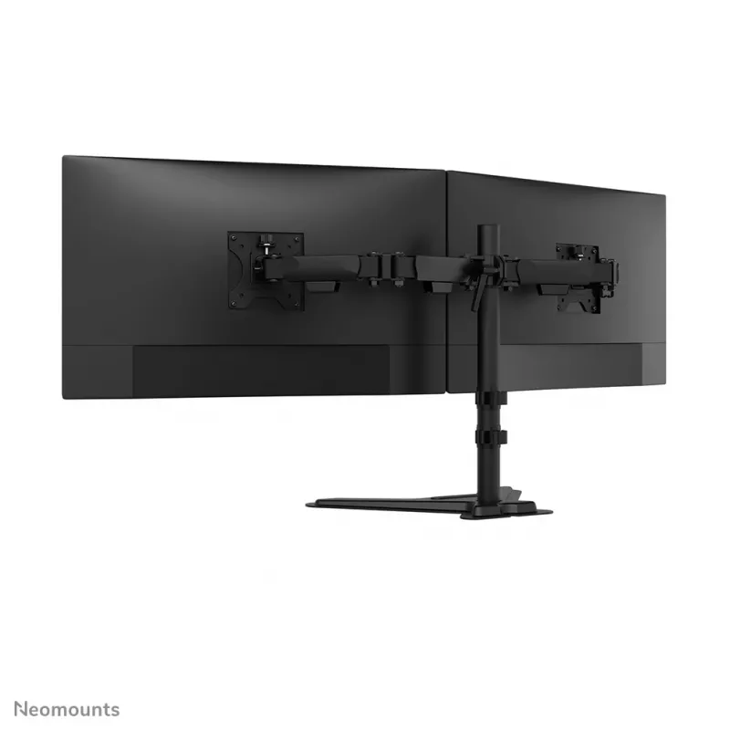 Stojak podwójny pod monitor Neomounts DS45-600BL2 do ekranów 10–32 cale, obsługa 2 wyświetlaczy, maks. 6 kg, VESA 75x75–100x100, wolnostojący, czarny