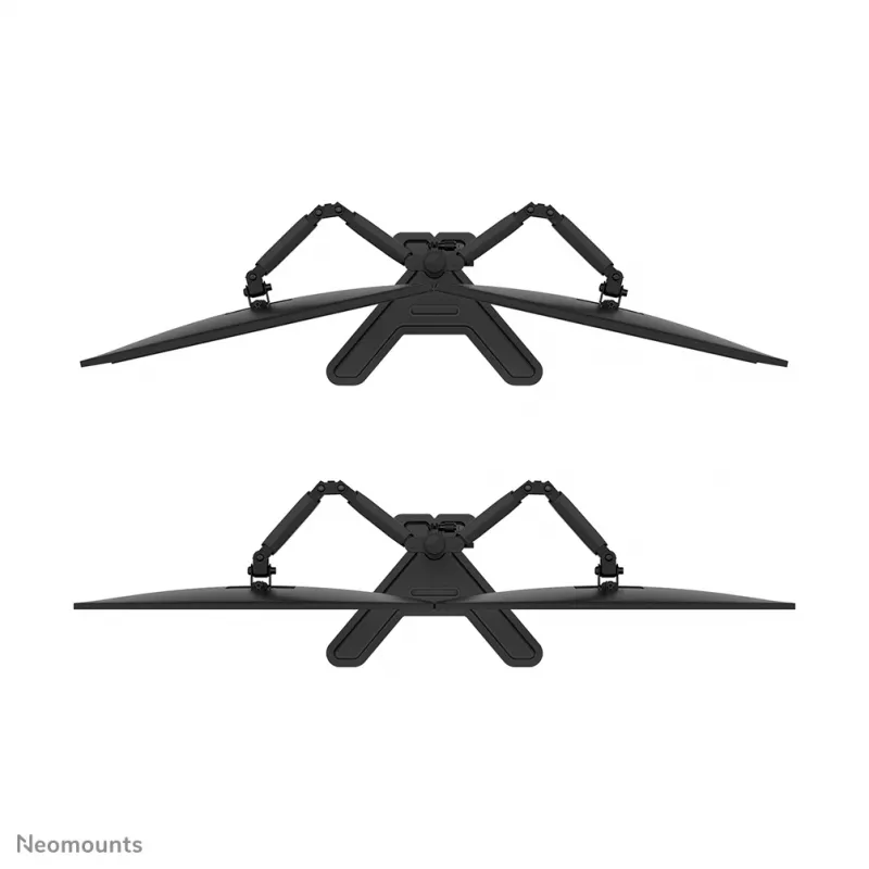 Stojak podwójny pod monitor Neomounts DS45-600BL2 do ekranów 10–32 cale, obsługa 2 wyświetlaczy, maks. 6 kg, VESA 75x75–100x100, wolnostojący, czarny