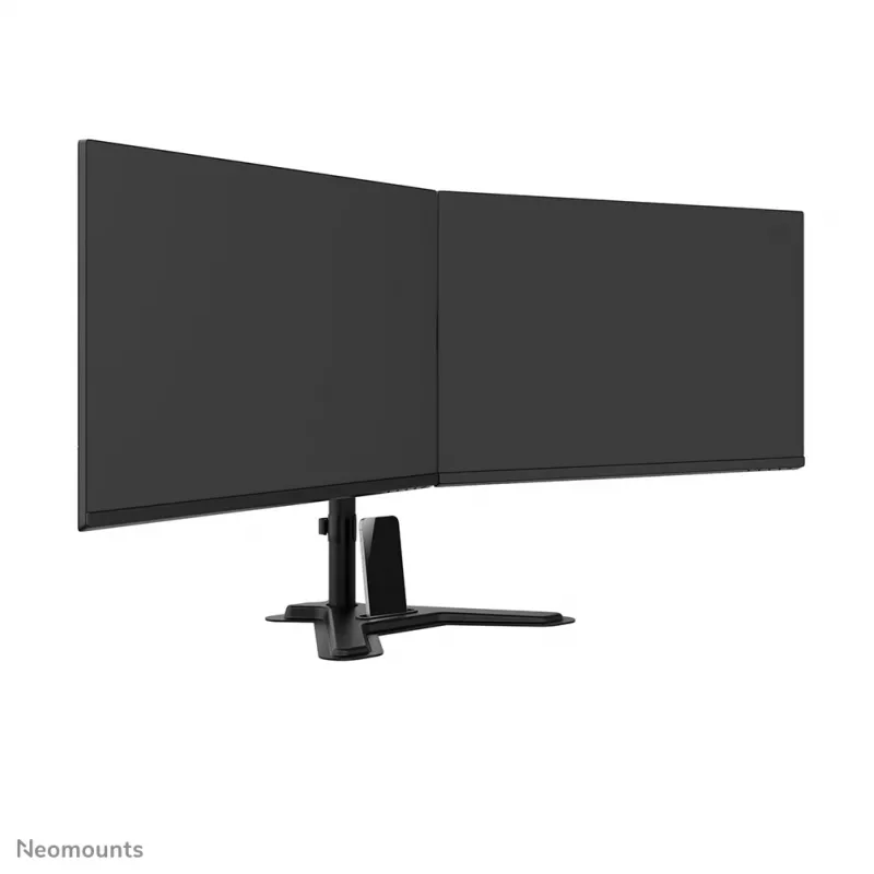 Stojak podwójny pod monitor Neomounts DS45-600BL2 do ekranów 10–32 cale, obsługa 2 wyświetlaczy, maks. 6 kg, VESA 75x75–100x100, wolnostojący, czarny