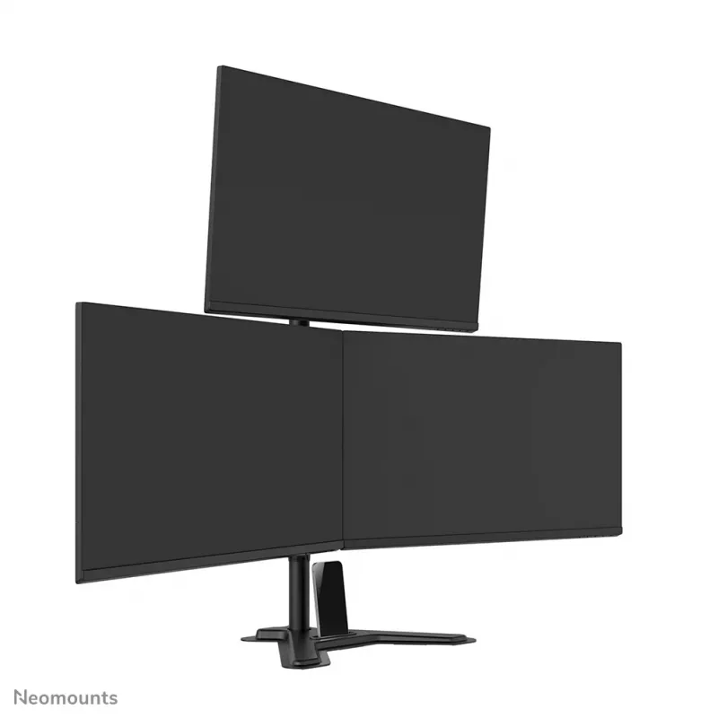 Neomounts DS45-600BL2-1 Potrójny stojak na monitory 10-32 cale