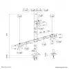 Neomounts DS60-600BL2-1 Potrójny uchwyt do monitora 10-32 cale, zacisk/przelotka, 9 kg, 25,4 cm (10 cali), 81,3 cm (32 cale), 100 x 100 mm, czarny