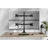 Poczwórne ramię do monitorów Neomounts DS60-600BL2-2 do ekranów 10–32 cale, VESA 75x75–100x100, maks. obciążenie 8 kg, obejma/przepust, czarny