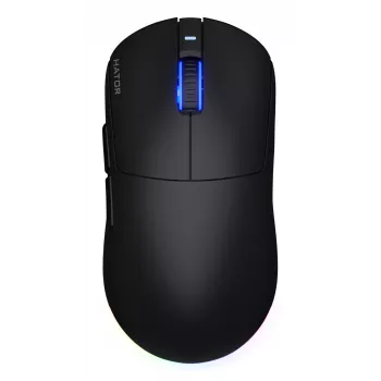 HATOR Quasar 3 Wireless mysz Gaming Symetryczna RF Wireless + Bluetooth + USB Typ-A Optyczna 12000 DPI
