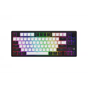 Klawiatura bezprzewodowa HATOR Skyfall 80 MAG ULTIMA 8K do gier USB + RF Wireless + Bluetooth QWERTY US English Czarna, Biała