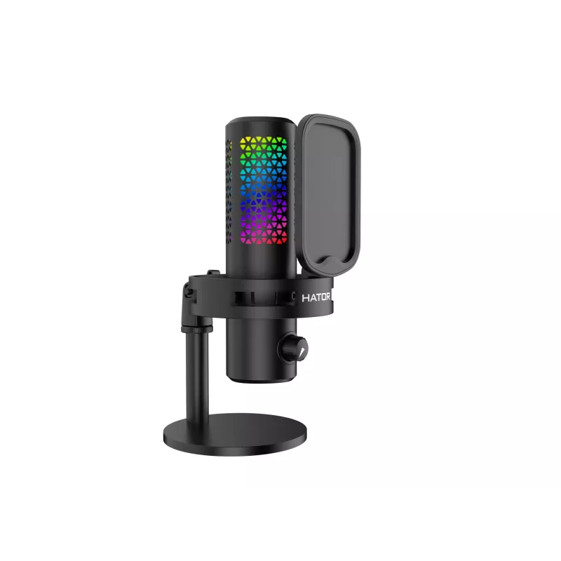 HATOR Dreamcast X, czarny, mikrofon podcastowy, -32 dB, 20 - 16000 Hz, 16 bit, 96 kHz, 70 dB