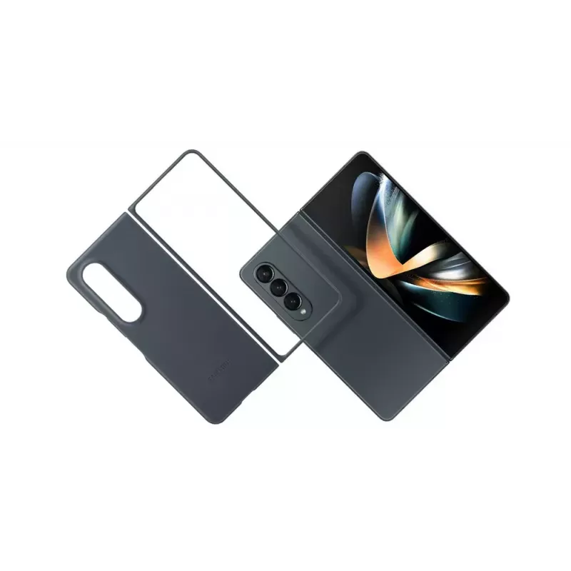 Etui na telefon komórkowy osłona Samsung Galaxy Z Fold4 EF-VF936LBEGWW Skórzane Czarny