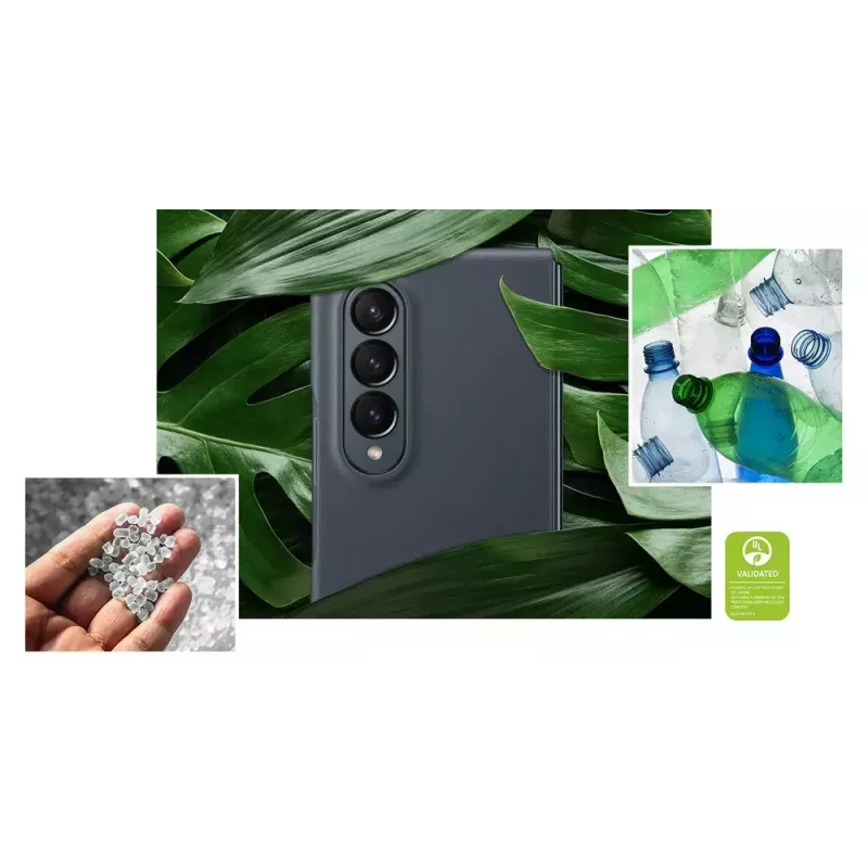 Etui na telefon komórkowy osłona Samsung Galaxy Z Fold4 EF-VF936LBEGWW Skórzane Czarny