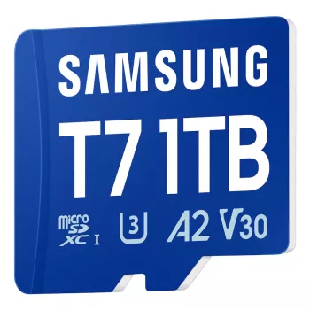 karta microSD Samsung T7, 1 TB, MicroSDXC, UHS-I, 170 MB/s, Klasa 3 (U3), V30