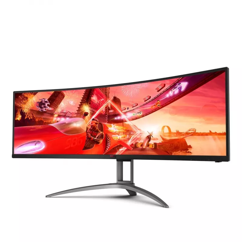 AOC B2 AG493UCX2 monitor komputerowy 124 cm (48,8) 5120 x 1440 pikseli Quad HD LED Czarny