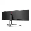AOC B2 AG493UCX2 monitor komputerowy 124 cm (48,8) 5120 x 1440 pikseli Quad HD LED Czarny