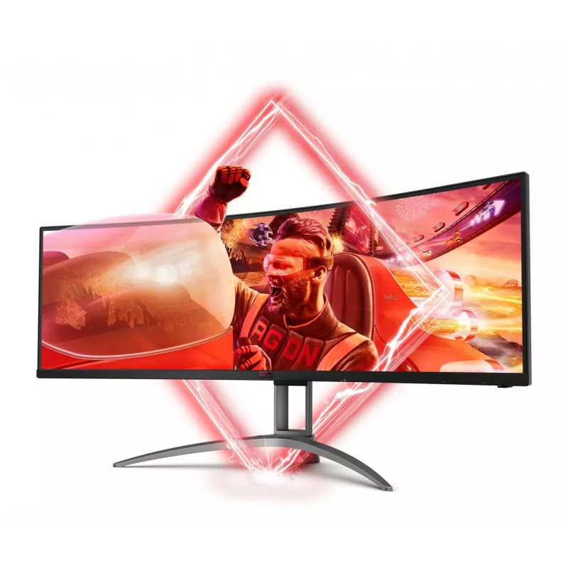 AOC B2 AG493UCX2 monitor komputerowy 124 cm (48,8) 5120 x 1440 pikseli Quad HD LED Czarny