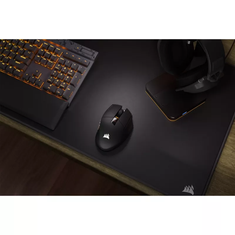 Corsair SCIMITAR ELITE WIRELESS mysz Gamingowa Praworęczna RF Wireless + Bluetooth + USB Typu C Optyczna 26000 DPI