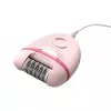 Philips Satinelle Essential BRE285/00 depilator przewodowy, biało-różowy