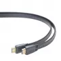 Kabel HDMI-HDMI v2.0 3D TV High Speed Ethernet 1,8 m płaski (pozłacane końcówki)