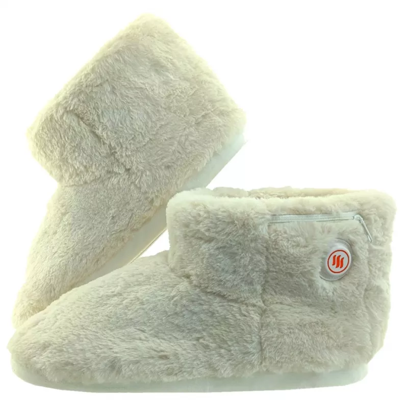 Glovii GQ7M kapcie Zamknięty pantofel Unisex Kremowy