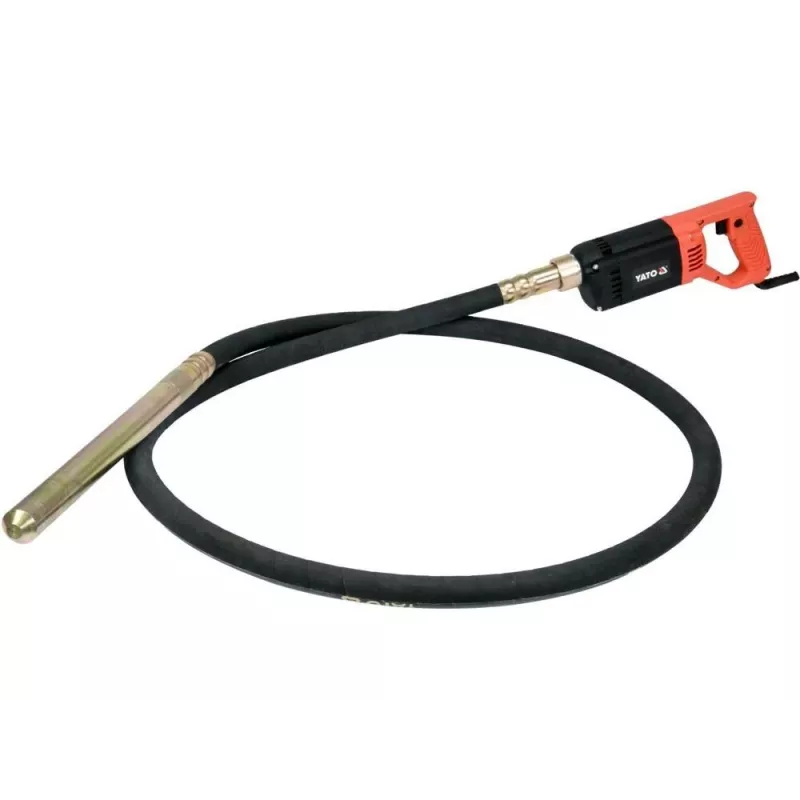 YATO WIBRATOR DO BETONU 1200W + ŁĄCZÓWKA + WĄŻ 3m