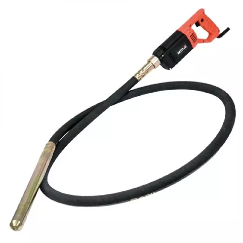 YATO WIBRATOR DO BETONU 1200W + ŁĄCZÓWKA + WĄŻ 3m