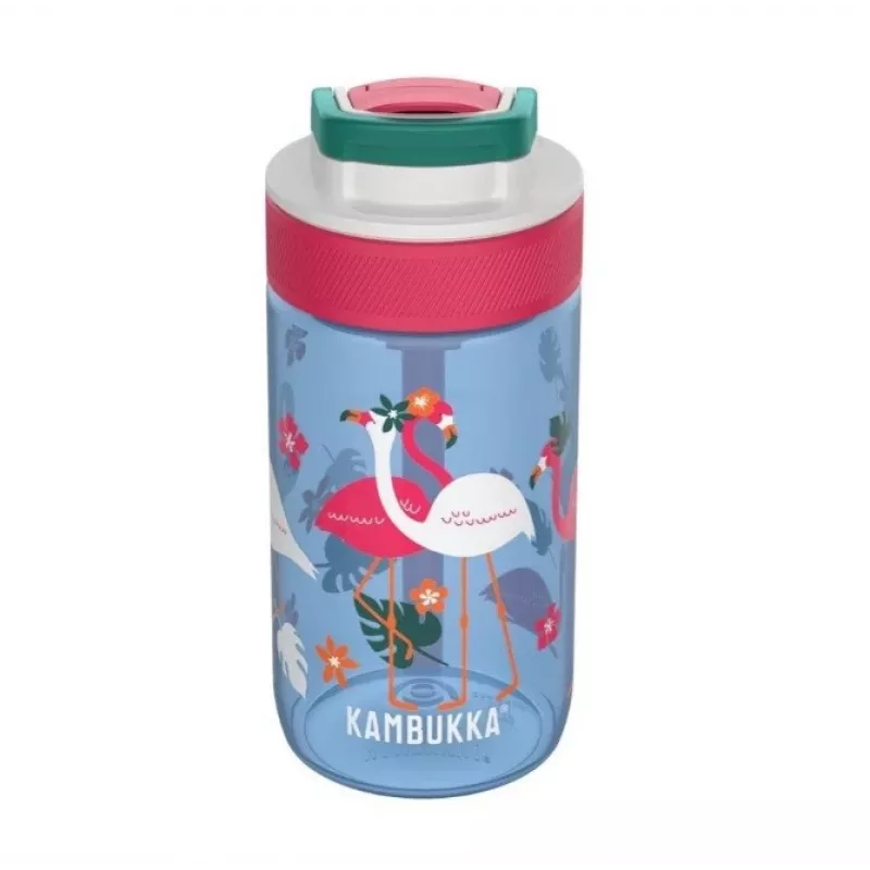 Kambukka Lagoon 400ml Niebieski Flaming butelka na wodę dla dziecka