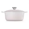 Le Creuset Signature Cast Iron Round Casserole 24cm shell pink