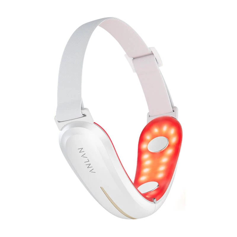 Urządzenie do ujędrniania twarzy ANLAN 01-AVLY41-02A z terapią światłem LED, ładowalne