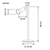 Activejet AJE-IDA 4IN1 lampa wielofunkcyjna, czarna