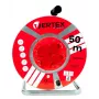 Przedłużacz VERTEX PB50METAL 50 m 3x2,5 mm² 3000 W, 4x gniazda Typ E/F, IP44, wtyczka Typ F, włącznik/wyłącznik