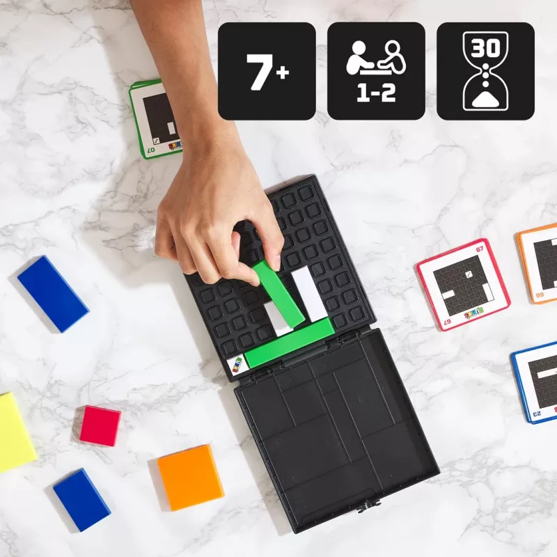 Rubik’s Cube Gridlock Game, Gra logiczna polegająca na rozwiązywaniu problemów inspirowana klasyczną łamigłówką typu fidget toy, dla dorosłych i dzieci od 7 lat