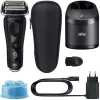 Golarka foliowa Braun Series 9 9352cc Sport z trymerem, czarno-szara