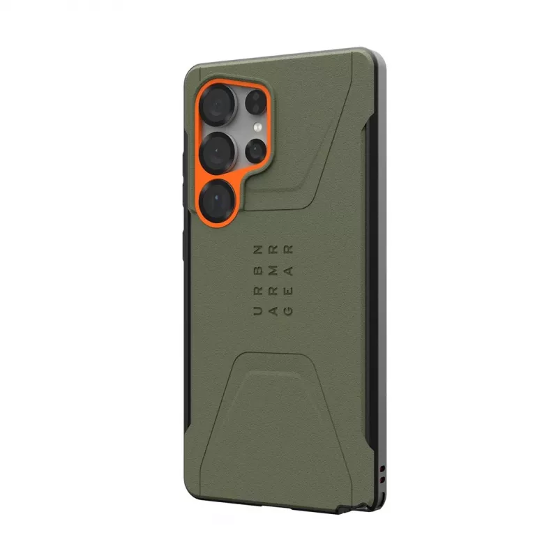 Urban Armor Gear Civilian etui na telefon komórkowy 17,3 cm (6,8 inch) Cover Olive, Pomarańczowy