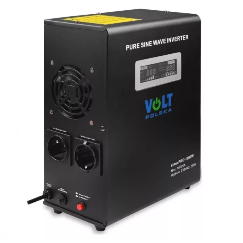 Przetwornica napięcia Volt Polska SinusPro 1000W 12V 700W – czysta sinusoida do systemów 12V
