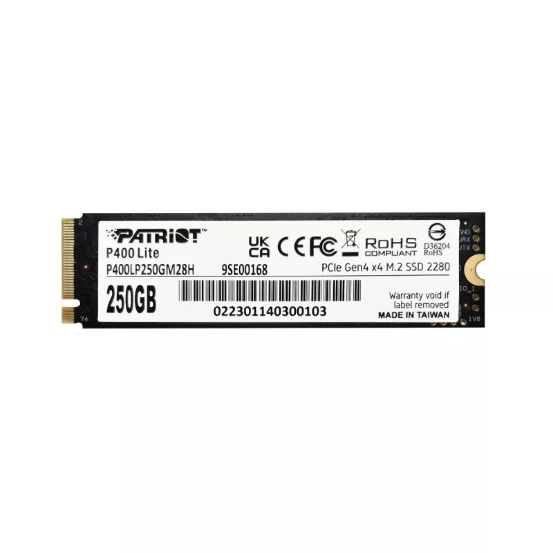 Dysk SSD Patriot Memory P400 Lite 250 GB M.2 PCI Express 4.0 NVMe