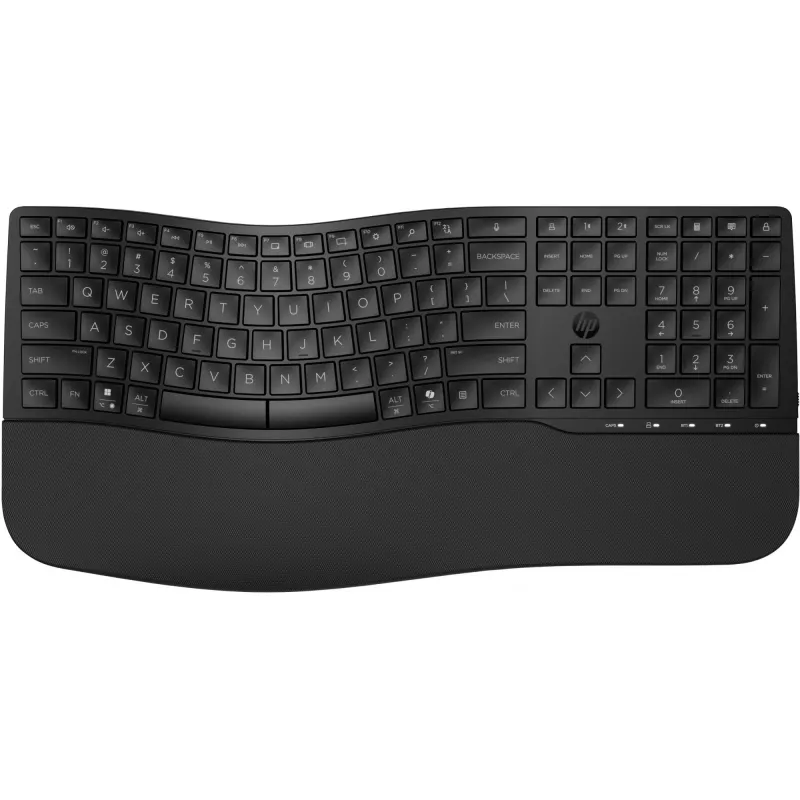 HP 680 Comfort klawiatura dwutrybowa pełnowymiarowa bezprzewodowa Bluetooth czarna