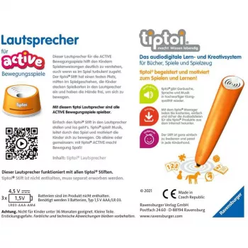 Głośnik Ravensburger tiptoi 00093 Wielokolorowy Bateria AAA