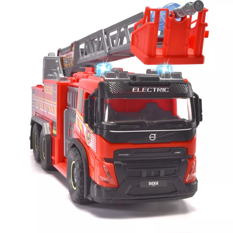 Wóz strażacki zabawka Simba-Dickie Giant Fire Truck 203719031 z ruchomymi częściami