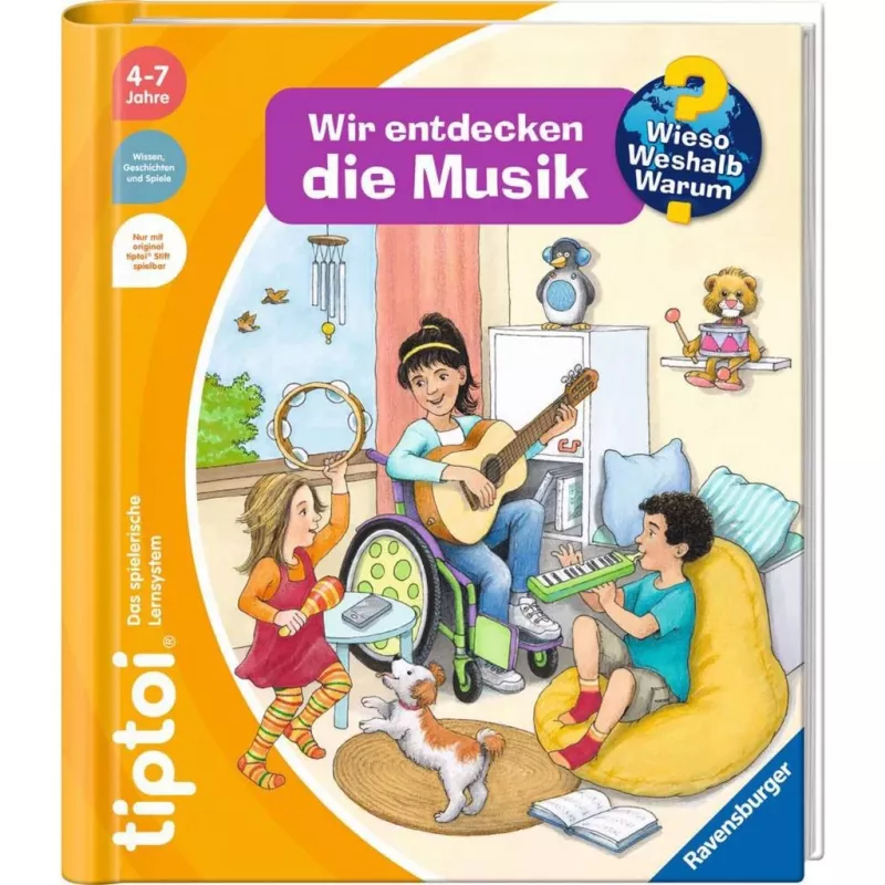 tiptoi Dlaczego? Jak? Po co? Odkrywamy muzykę, Książka edukacyjna