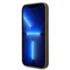 GUESS DŪklas Guess GUHCP15L4GMGBR iPhone 15 Pro 6.1 ruda | rude twarde etui 4G Big Metal Logo