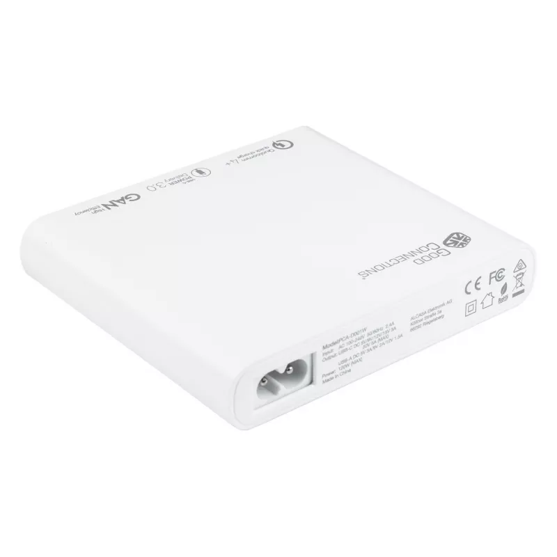 Ładowarka do urządzeń mobilnych Alcasa PCA-D001W uniwersalna biała AC szybkie ładowanie
